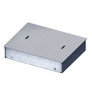 Heavy Traffic, H40-rated galvanized steel covers that are designed to fit on heavy-weight channel produced by Concast, Inc.