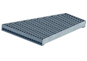 Isometric view thumbnail of Concast's angled HTSG channel cover