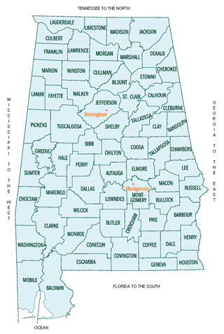 Image Link to a county map of Alabama which is covered by GHMR