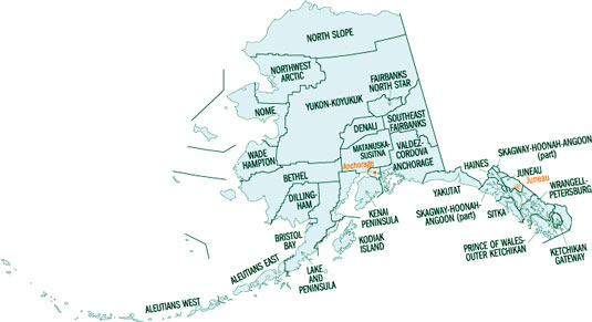 Alaska Map - Concast House Account