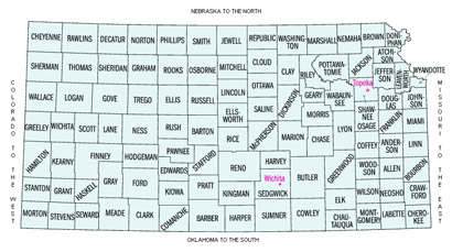 Image Link to a county map of Kansas which is covered by Electrorep
