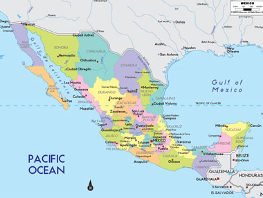 Image Link to Map of Mexico