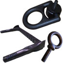 Optional items such as unistrut, terminators, guide posts, and lifting tools