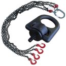 Concast pull box lifting equipment such as swivel hoist rings, lifting chain, eyebolts, and cover lift tools.