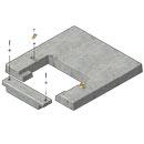 Fibercrete Box Pad Designed to replace existing flat pads via their custom two-piece design