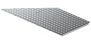 Pedestrian-rated, Galv Steel angled covers