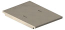 Pedestrian-rated, polymer concrete covers that are designed to fit on PT channel produced by Concast, Inc.