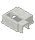 CAD generated image of a Fibercrete box pad divider board installed into a Concast box pad.