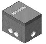 Link to Box Pad with Knockouts Cad image