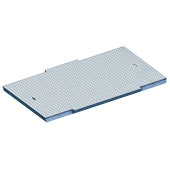 CAD isometric thumbnail of Concast's heavy traffic rated trench galvanized steel cover